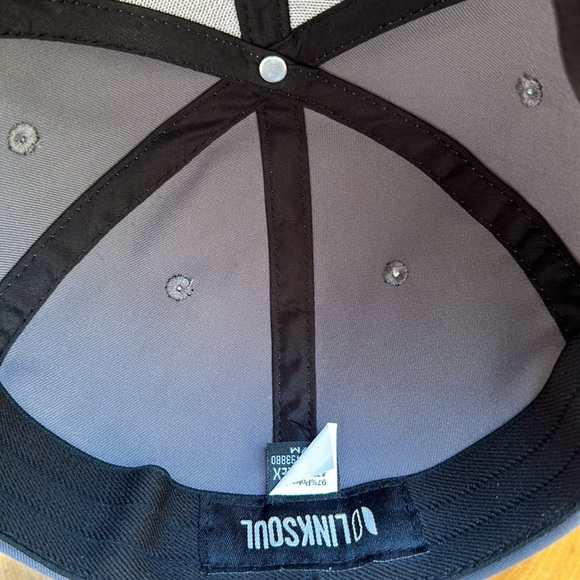 Linksoul Make Par Not War Hat Gray S/M With Flex Band in good condition. - Picture 7 of 9